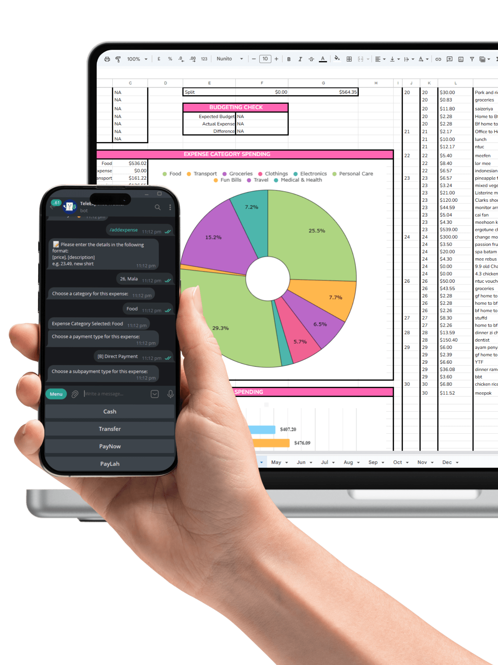 TeleExpense Tracker Preview